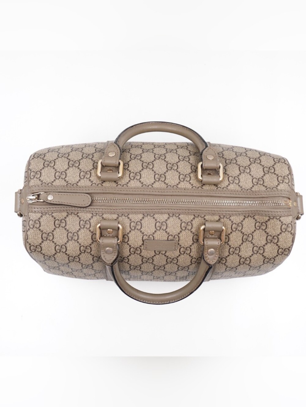 CI11 ❤️ Gucci GG Monogram Coated Canvas Boston - Picture 3 of 15